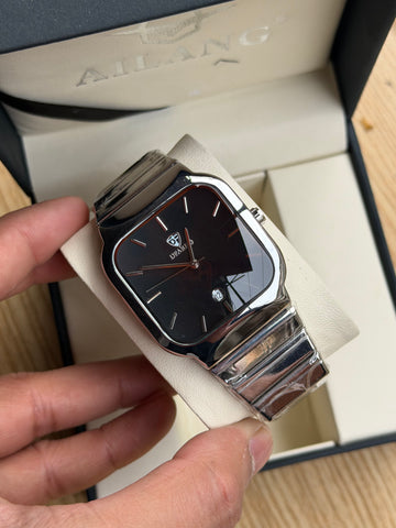 Dfarno Square Shape Stainless Steel Watch