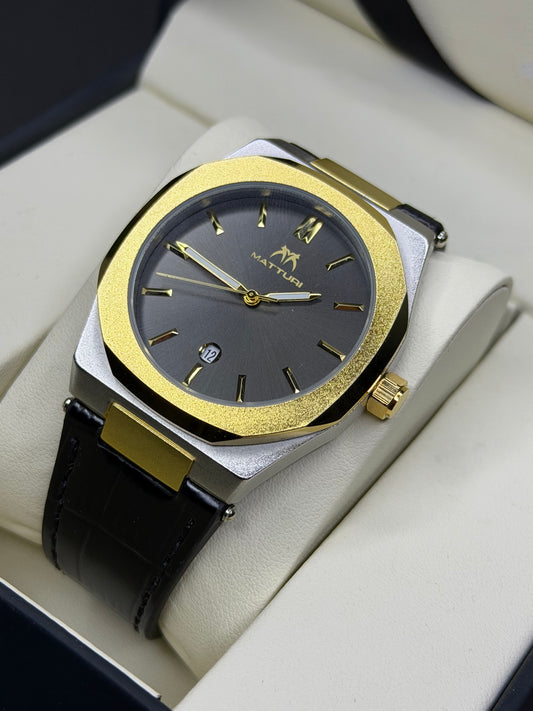 Matturi Sleek Steel Dial Watch