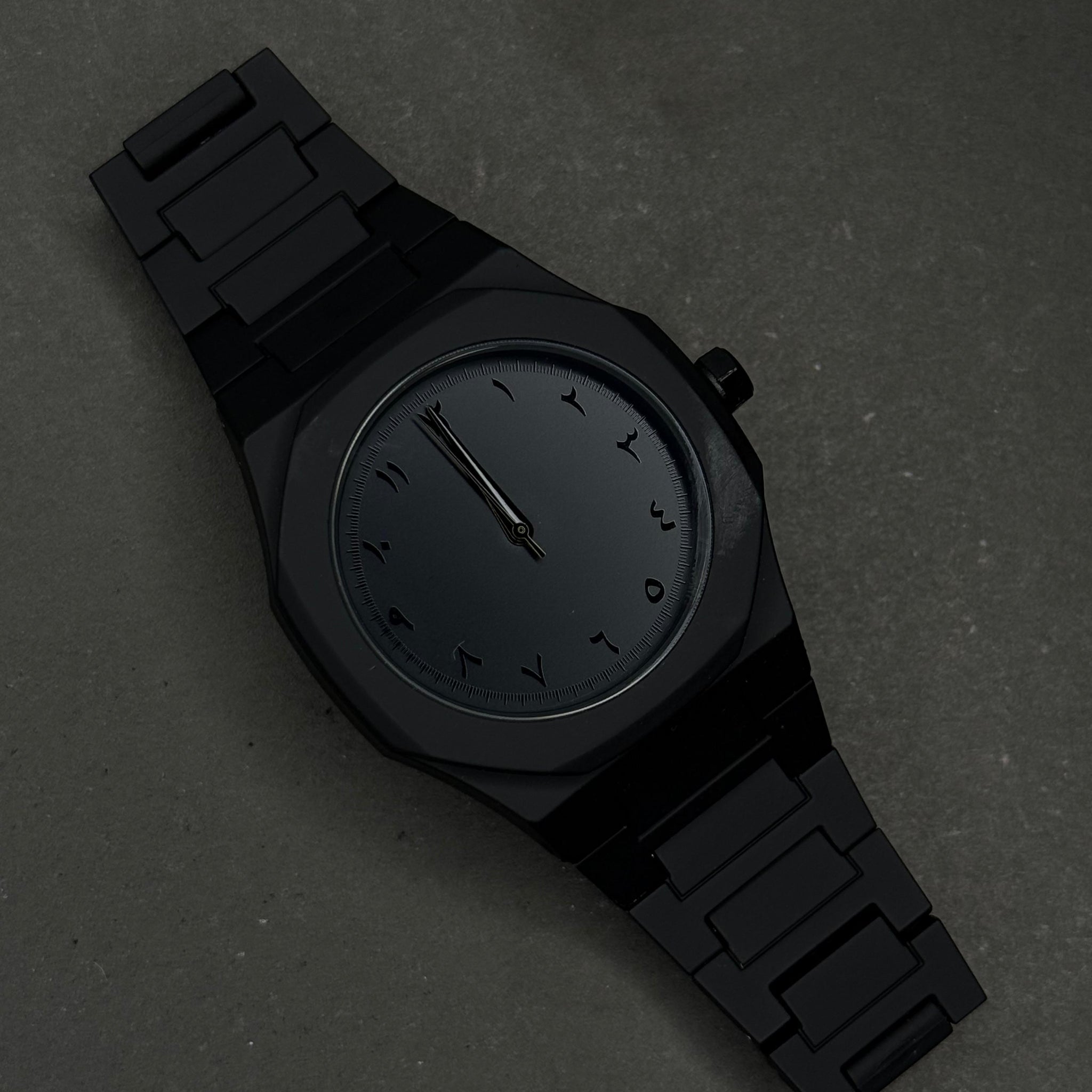 Black Aura Watch – Waterproof with Microfiber Bracelet