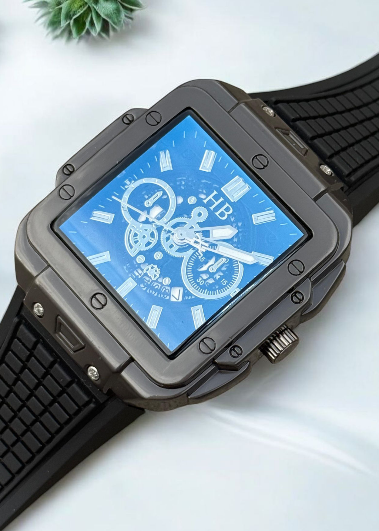 HB Watch with Master Lock & Premium Silicone Straps