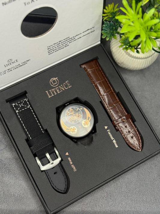 Litence Straps Watch - Dual Straps Versatility