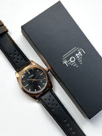 TOMI STRAPS Field Watch - Complete Box with Brand Name