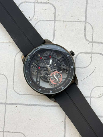 Premium silicon strap Watch – Magnetic Lock with Transparent Dial with