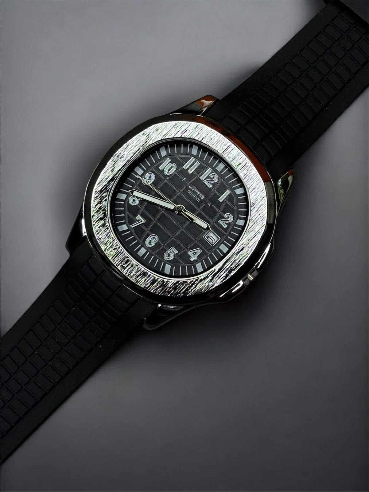 PP Silicon Strap Watch - Stainless Steel Dial