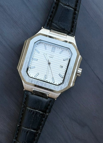P.P Square Dial Watch - Timeless Elegance