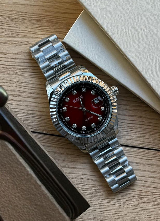 KDW Stainless Steel Watch - Engineered for Excellence