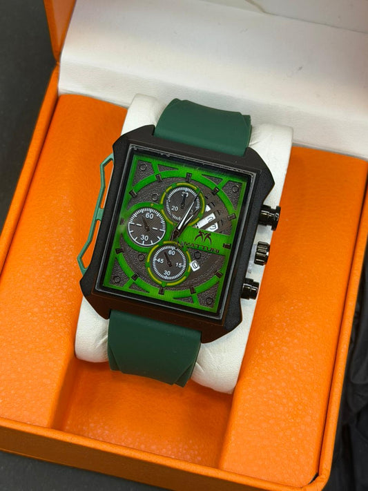 Matturi Square Dial Analog Watch