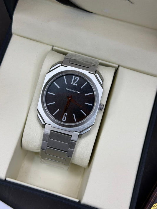 Universe Point Stainless Steel Slim Watch