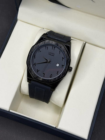 Sabr Watch with Silicone Strap - Stainless Steel Dial