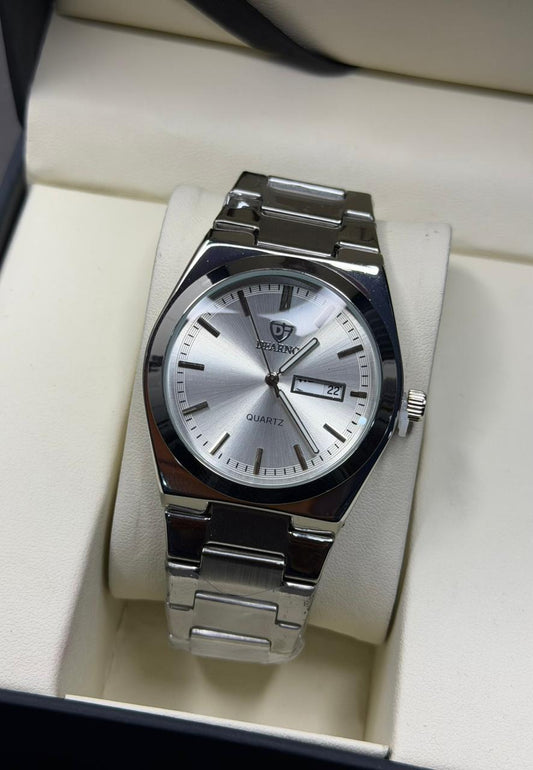 Dfarno Stainless Steel Watch – Day & Date