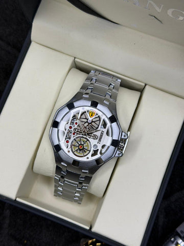 Timekey Heavyweight Stainless Steel Skeleton Watch