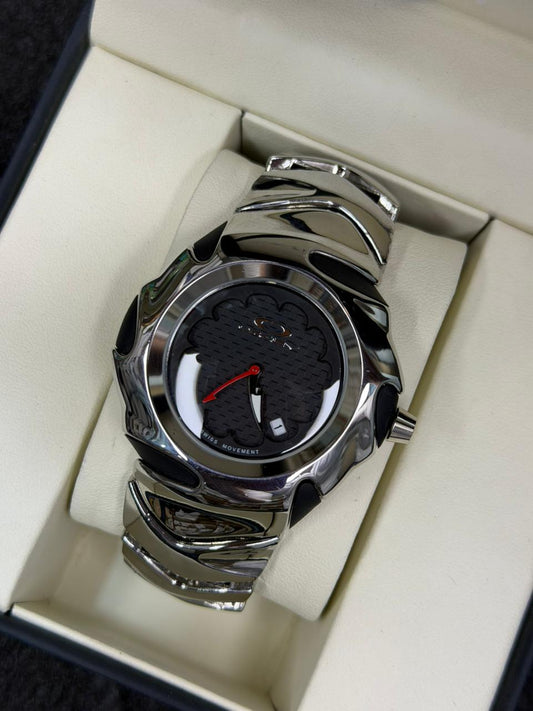 OKLEY STAINLESS STEEL HEAVY WEIGHT WATCH