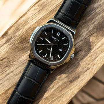 Matturi Croc Texture Straps Watch