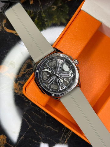 Kegio Spinner Dial Watch - Silicon Straps with Magnetic Lock